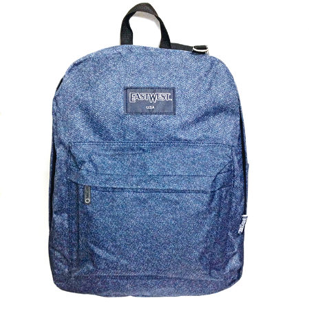 mochila juvenil east west en color azuo