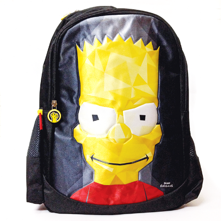 mochila Bart Simpson cabeza mochila con la imagen de Bart Simpson