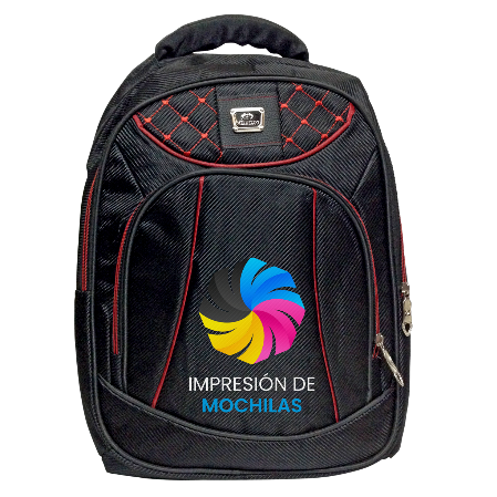 mochila reforzada con impresión